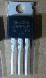 IRF9Z24N Power MOSFET(Vdss=-55V, Rds(on)=0.175ohm, Id=-12A