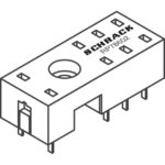 8-1393234-5 Zocalo Pin 8 SCHRACK p/rele 8 pin