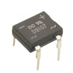 DB107- Puente rectificador: monofásico; 1000V; If: 1A; Ifsm: 50A; DB-1; THT